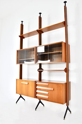 Italian Wall Unit, 1960s