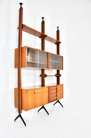 Italian Wall Unit, 1960s