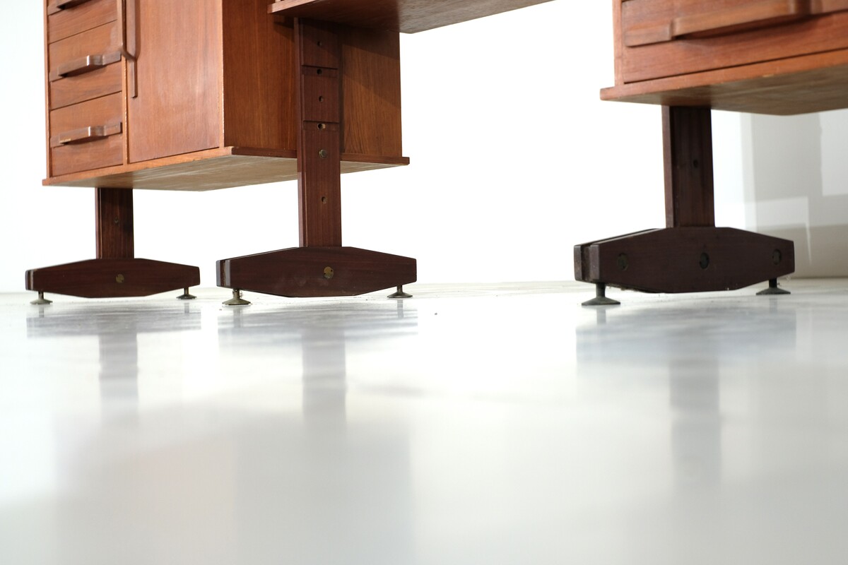 Italian Wall unit in teak - 1960s