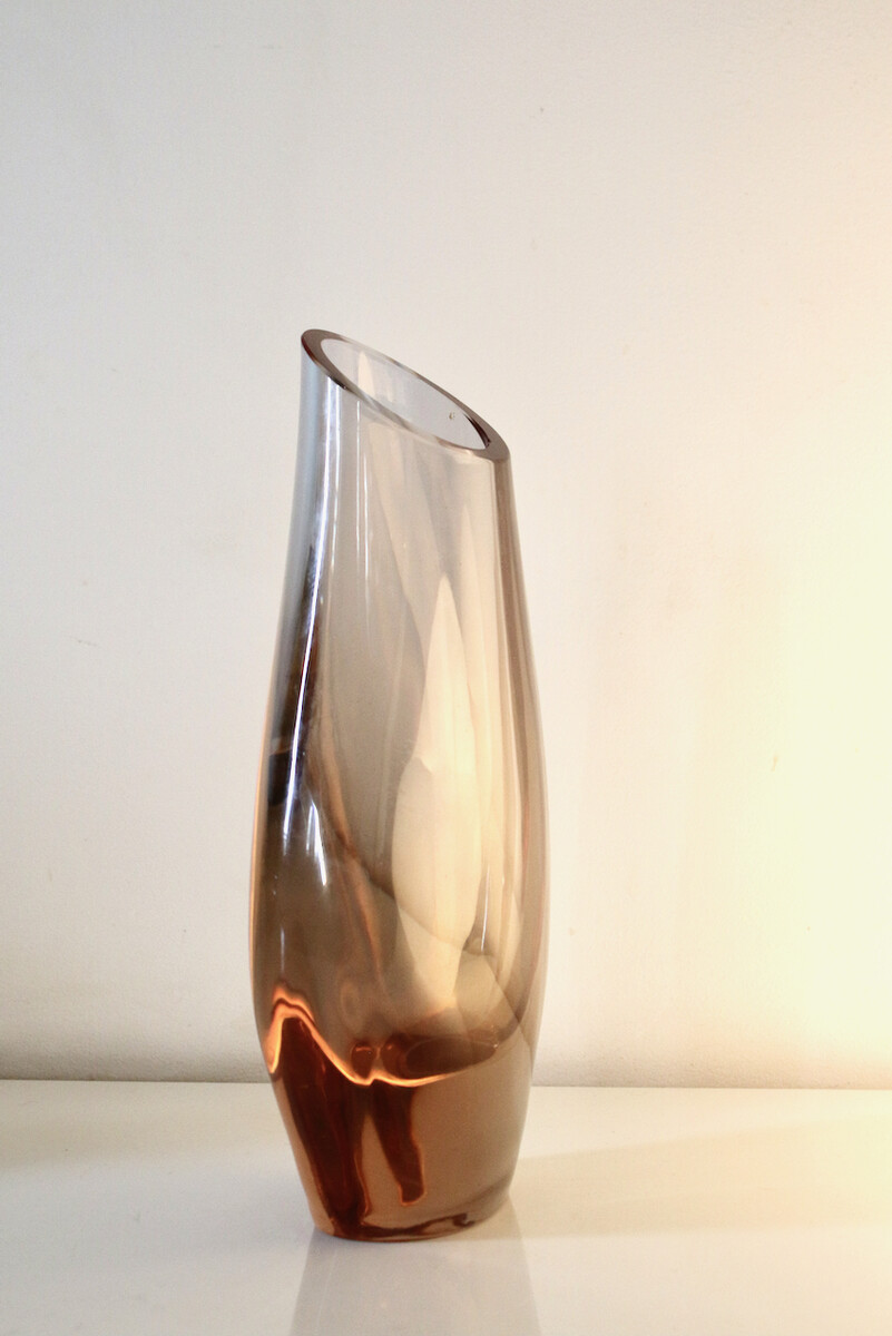 Large Sevres crystal vase, 1970’s 