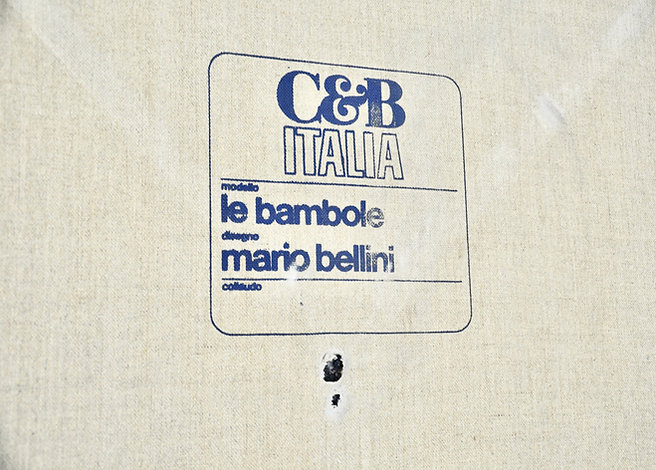 Lounge Chair Le Bambole by Mario Bellini for C&B Italia, 1970s