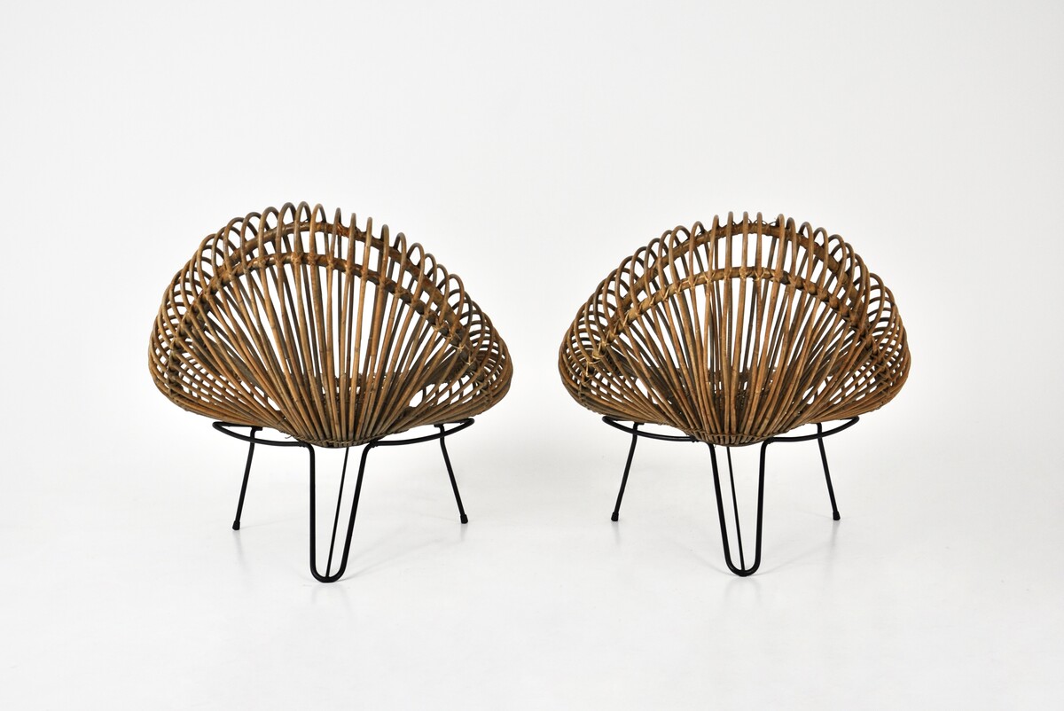 Lounge chairs by Janine Abraham & Dirk Jan Rol for Rougier, 1950s