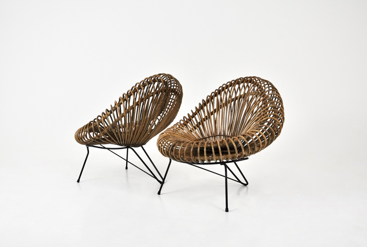 Lounge chairs by Janine Abraham & Dirk Jan Rol for Rougier, 1950s