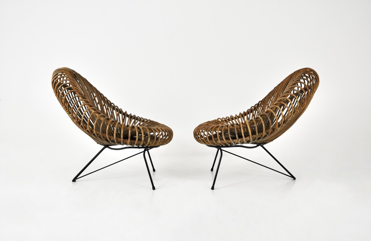 Lounge chairs by Janine Abraham & Dirk Jan Rol for Rougier, 1950s