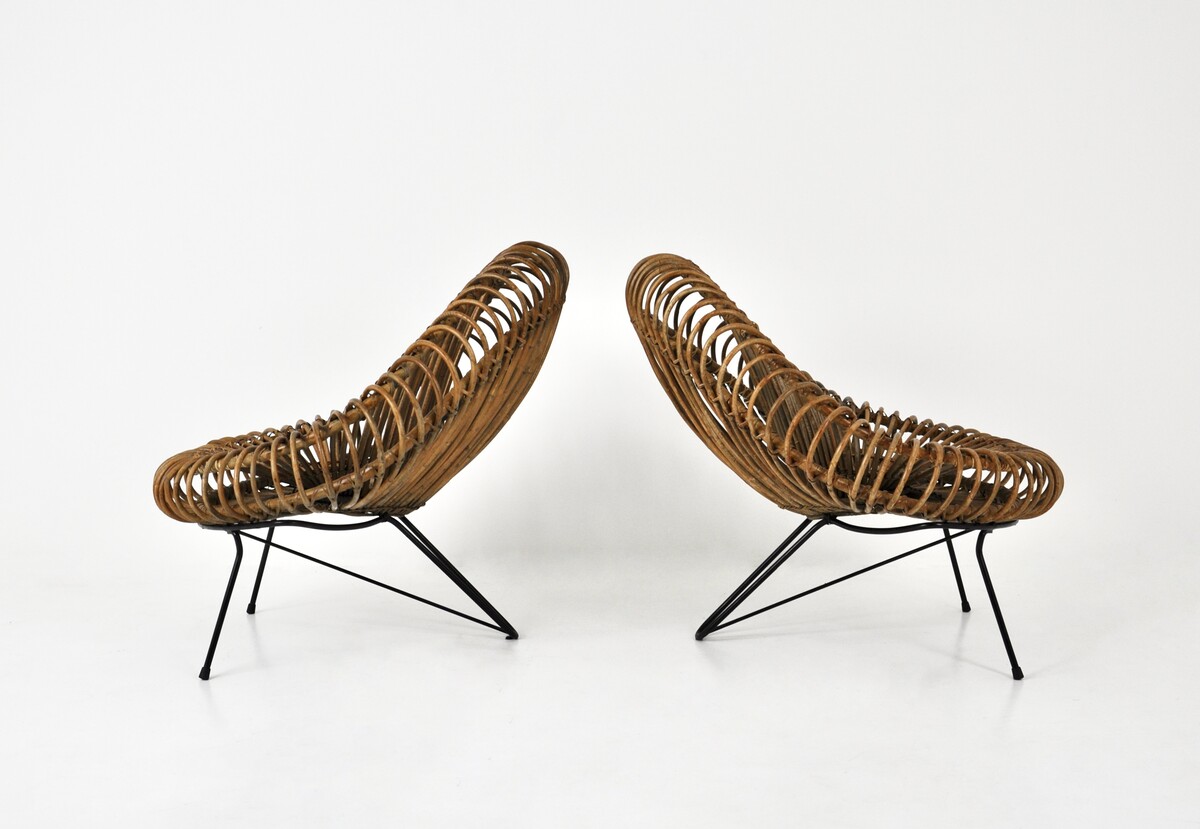 Lounge chairs by Janine Abraham & Dirk Jan Rol for Rougier, 1950s