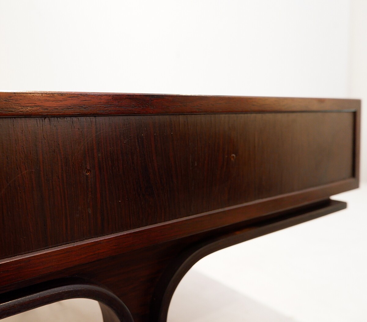 Mid-Century Italian Wooden Coffee Table by Gianfranco Frattini for Bernini, 1960s