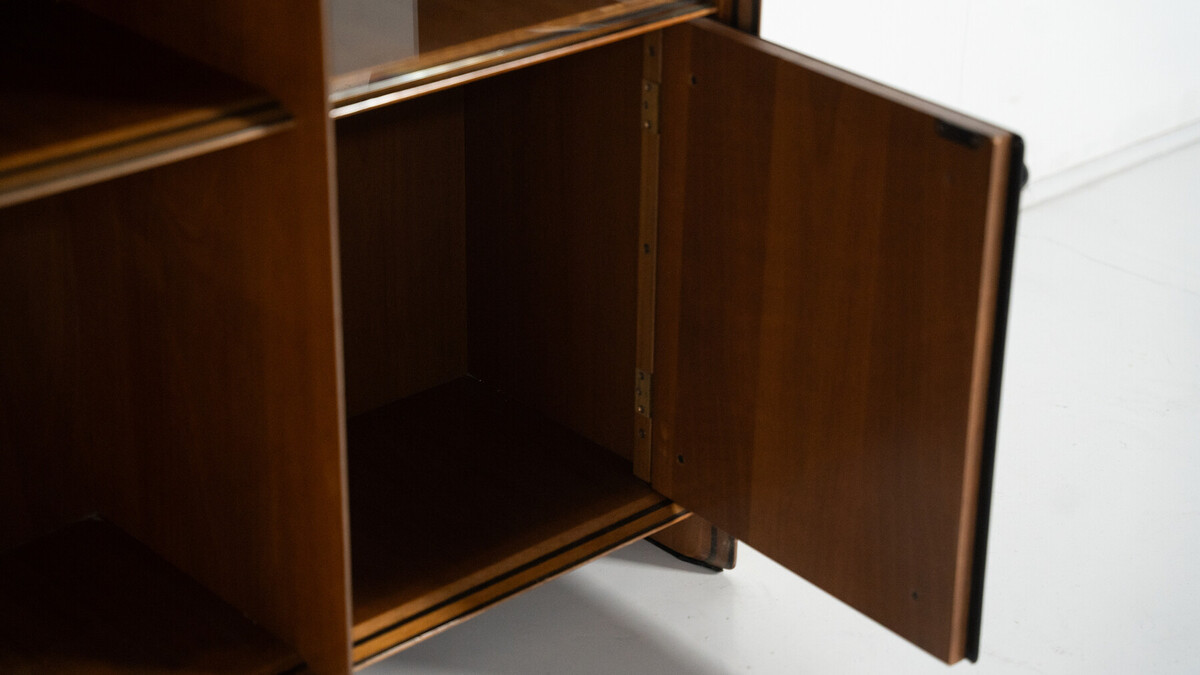 Mid-Century Modern Artona Bookcase by Afra and Tobia Scarpa, Maxalto,1960s ( In two parts)