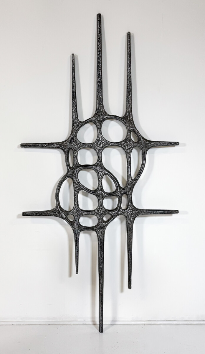 Mid-Century Modern Brutalist Wall-Mounted Sculpture, 1960s