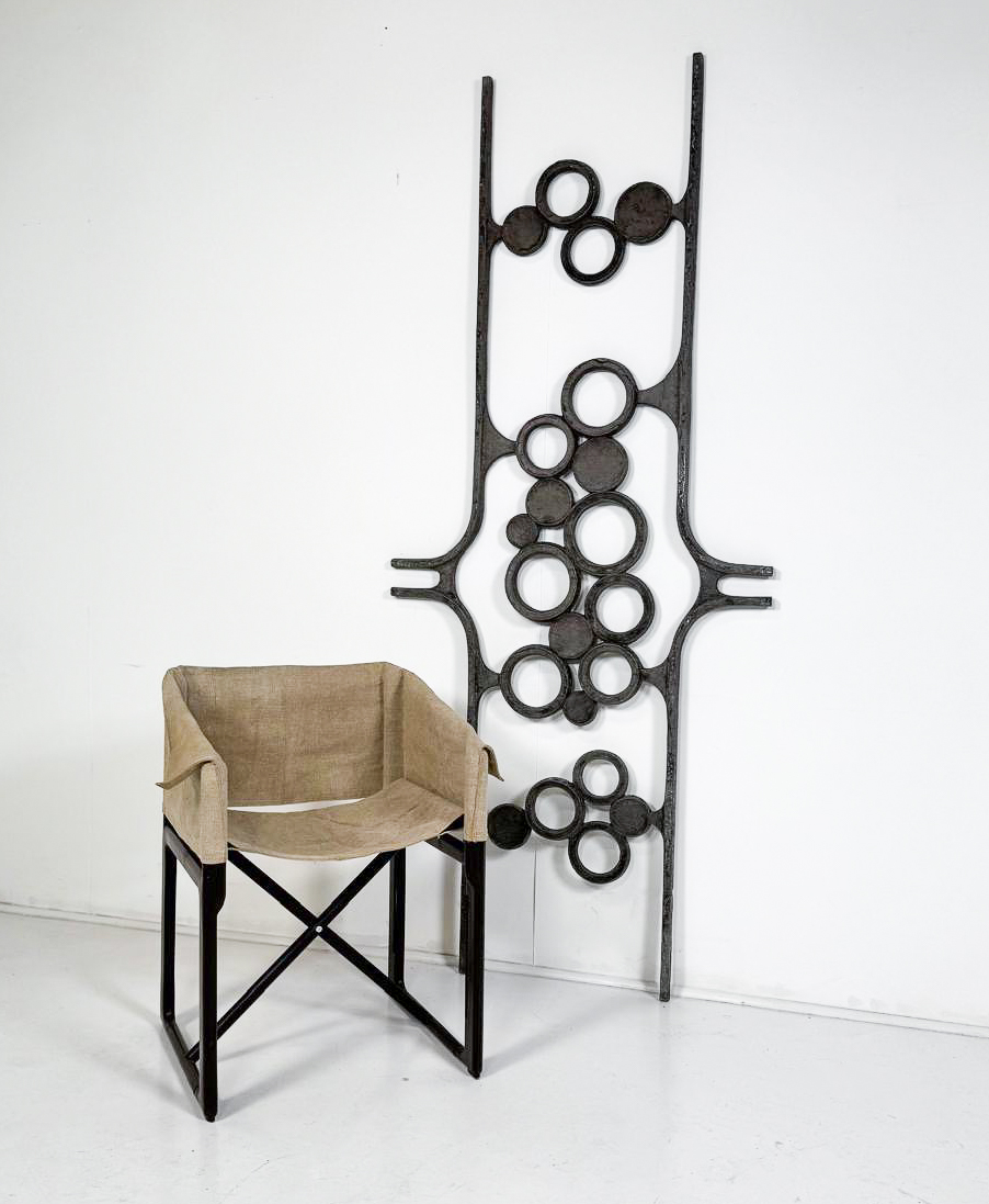 Mid-Century Modern Brutalist Wall-Mounted Sculpture, 1960s