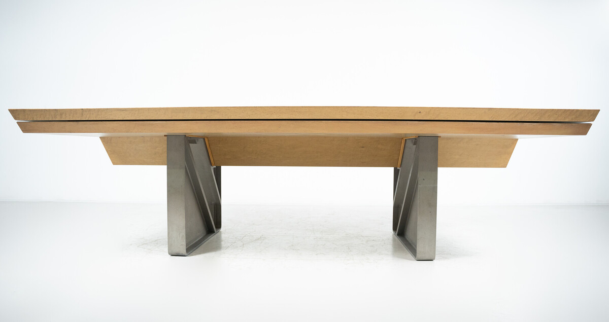 Mid-Century Modern Diagonal Desk By Giovanni Offredi for Saporiti