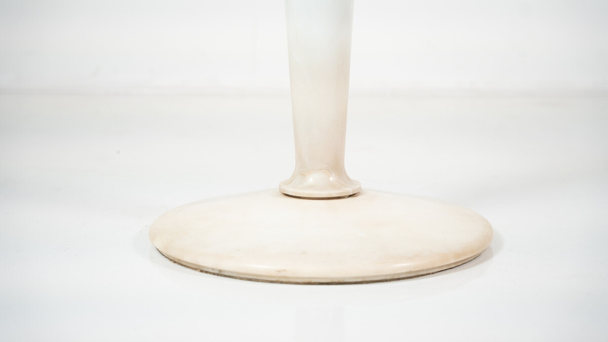 Mid-Century Modern Dining Table, Carrara Marble, Bronze and Glass, Italy, 1950s - 2 available