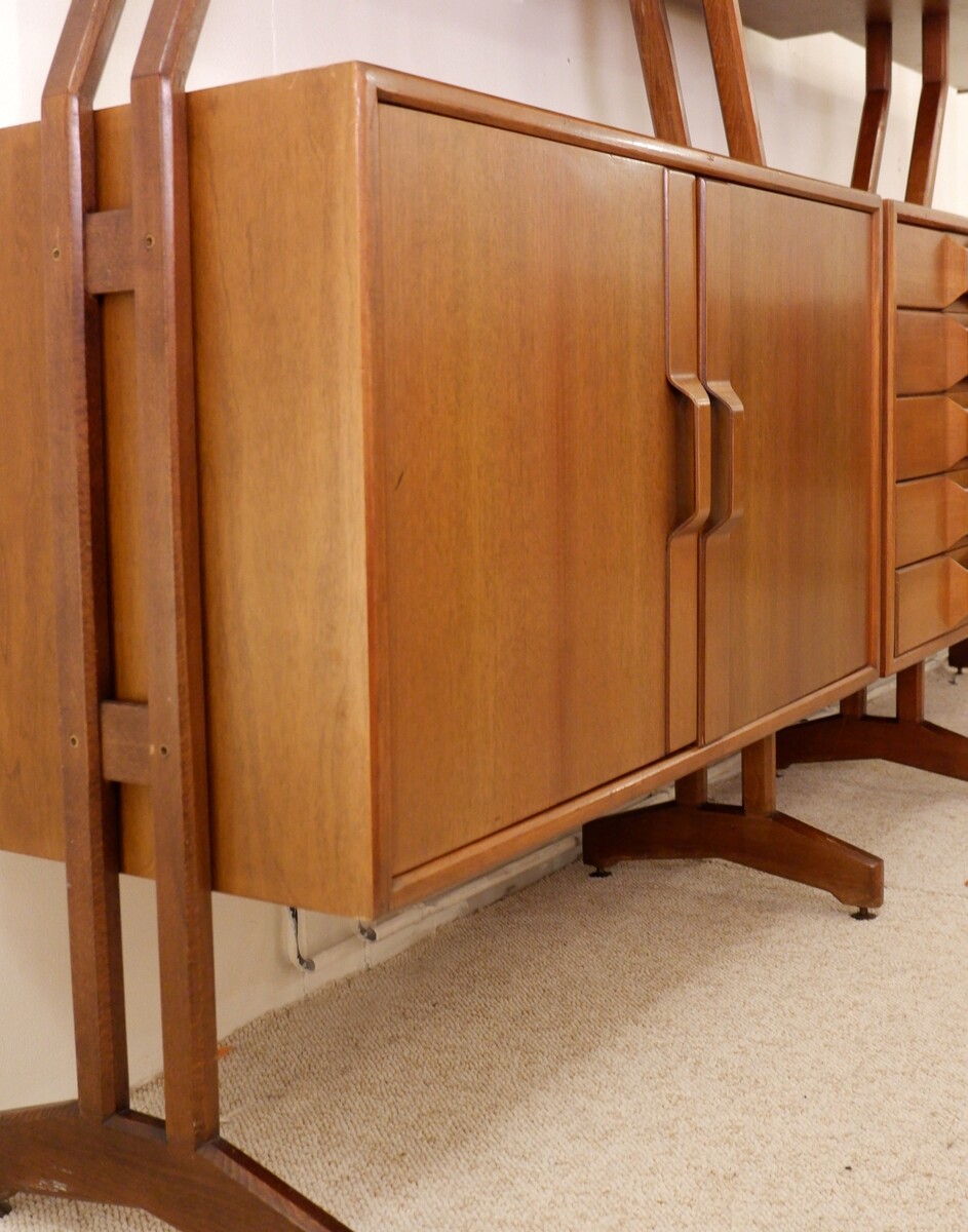 Mid century Modern Italian Wall Unit - 1960s