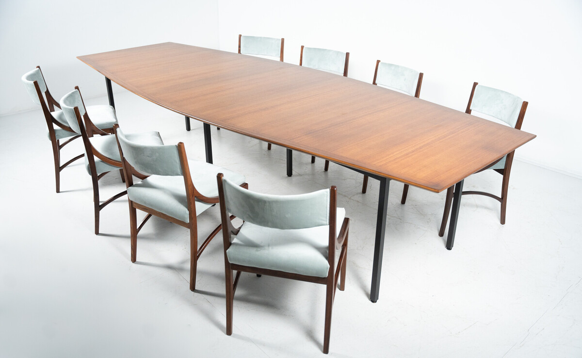 Mid-Century Modern Large Dining Table for KNOLL