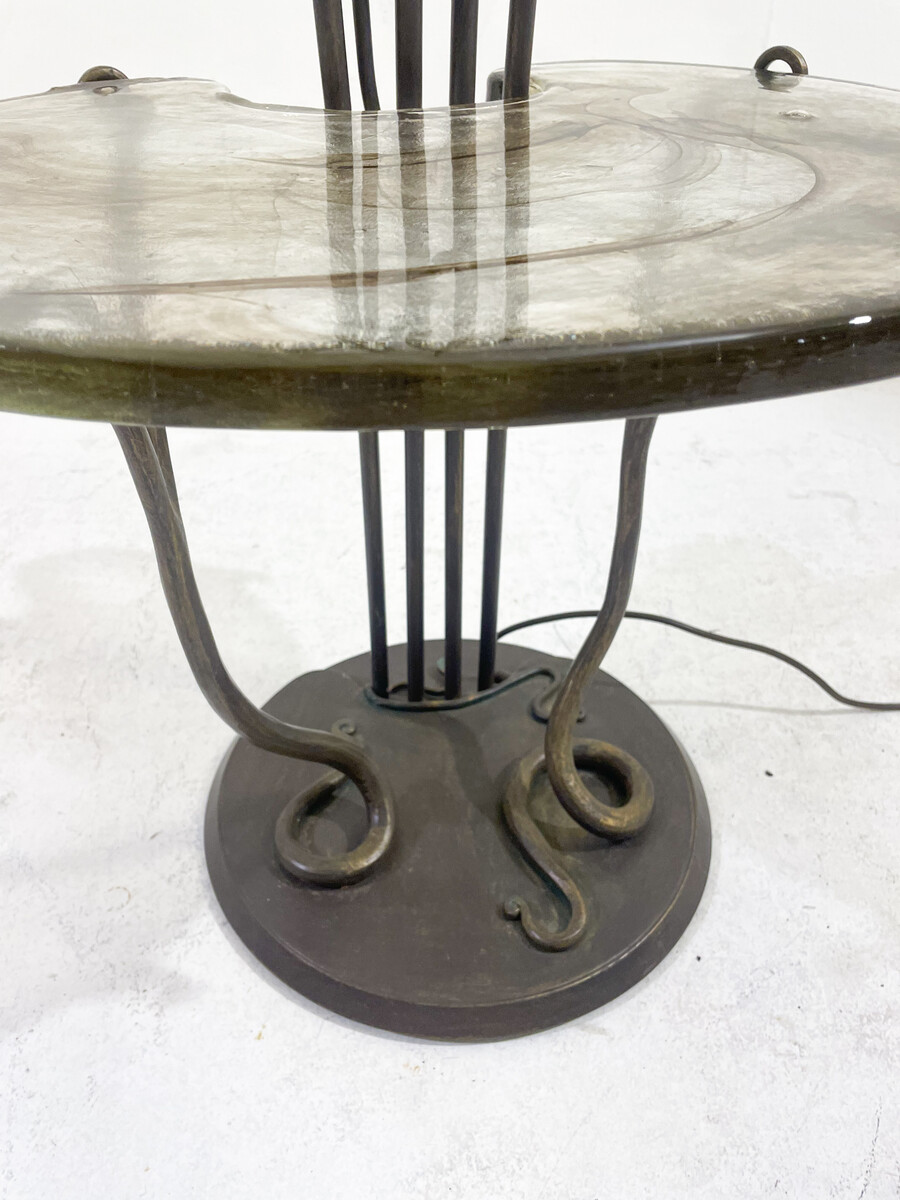 Mid-Century Modern Metal Floor Lamp