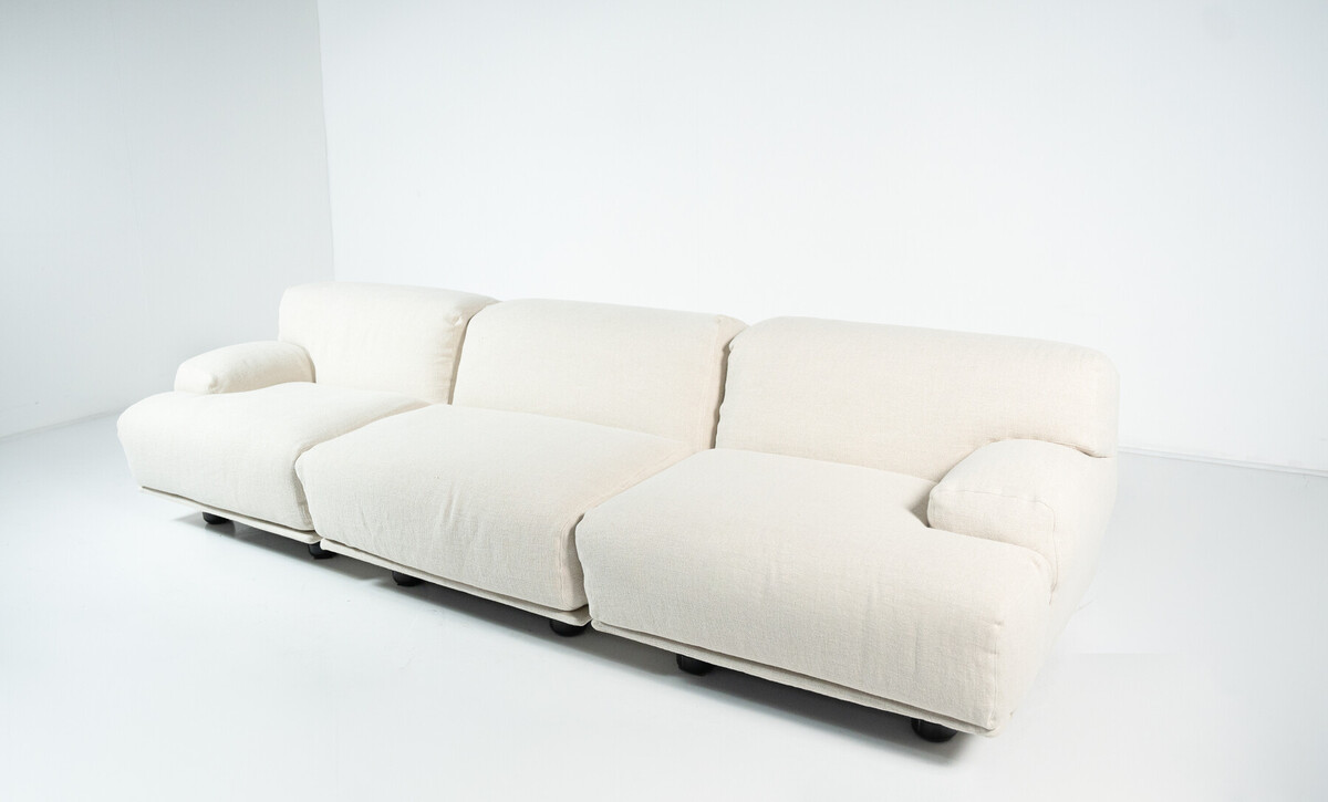 Mid-Century Modern Modular Fiandra Sofa by Vico Magistretti, Cassina, Italy,1970s