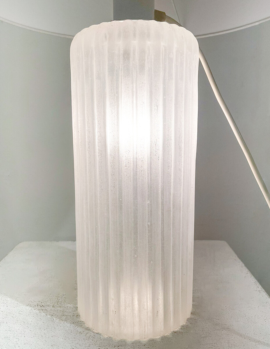 Mid-Century Modern Murano Glass Table Lamp by Gino Cenedese, Italy