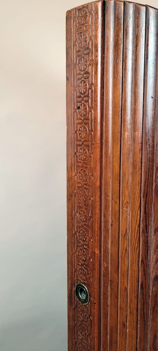 Mid-Century Modern Pine Folding Screen, 1950s