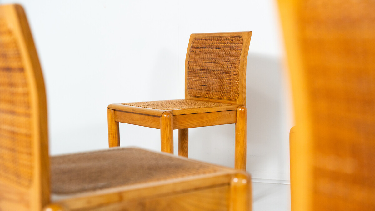 Mid-Century Modern Set of 6 Chairs, Italy, 1960s