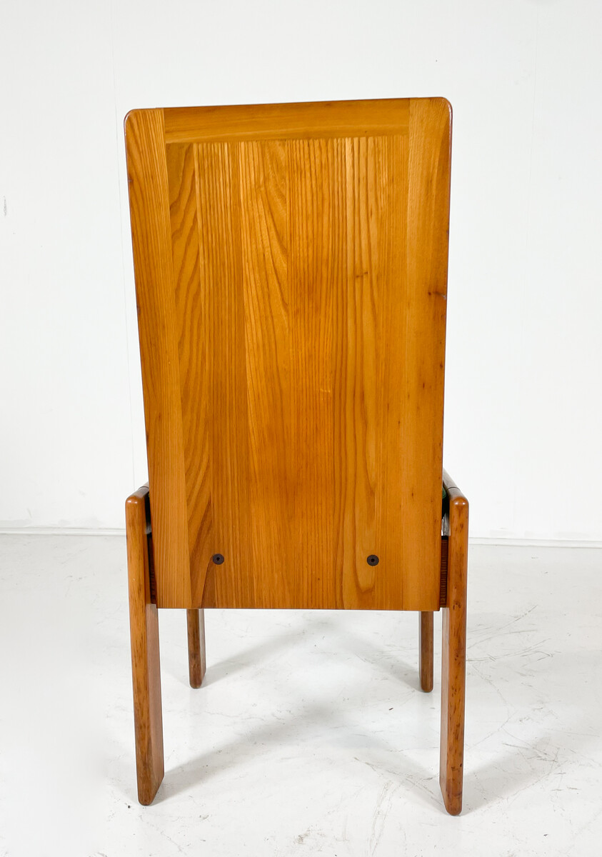 Mid-Century Modern Set of 6 Dining Chairs by Romanutti, Italy, 1970s