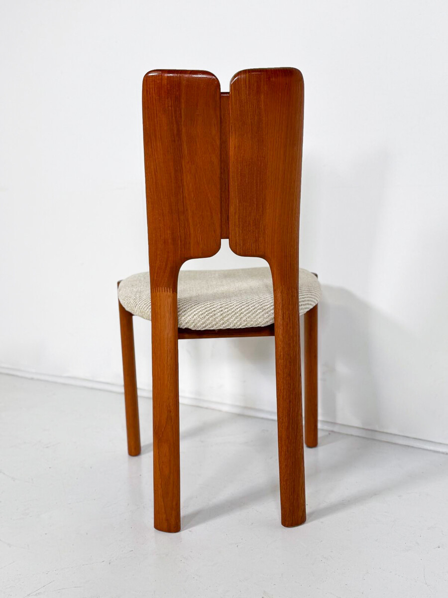 Mid-Century Modern Set of 6 Scandinavian Chairs, 1960s