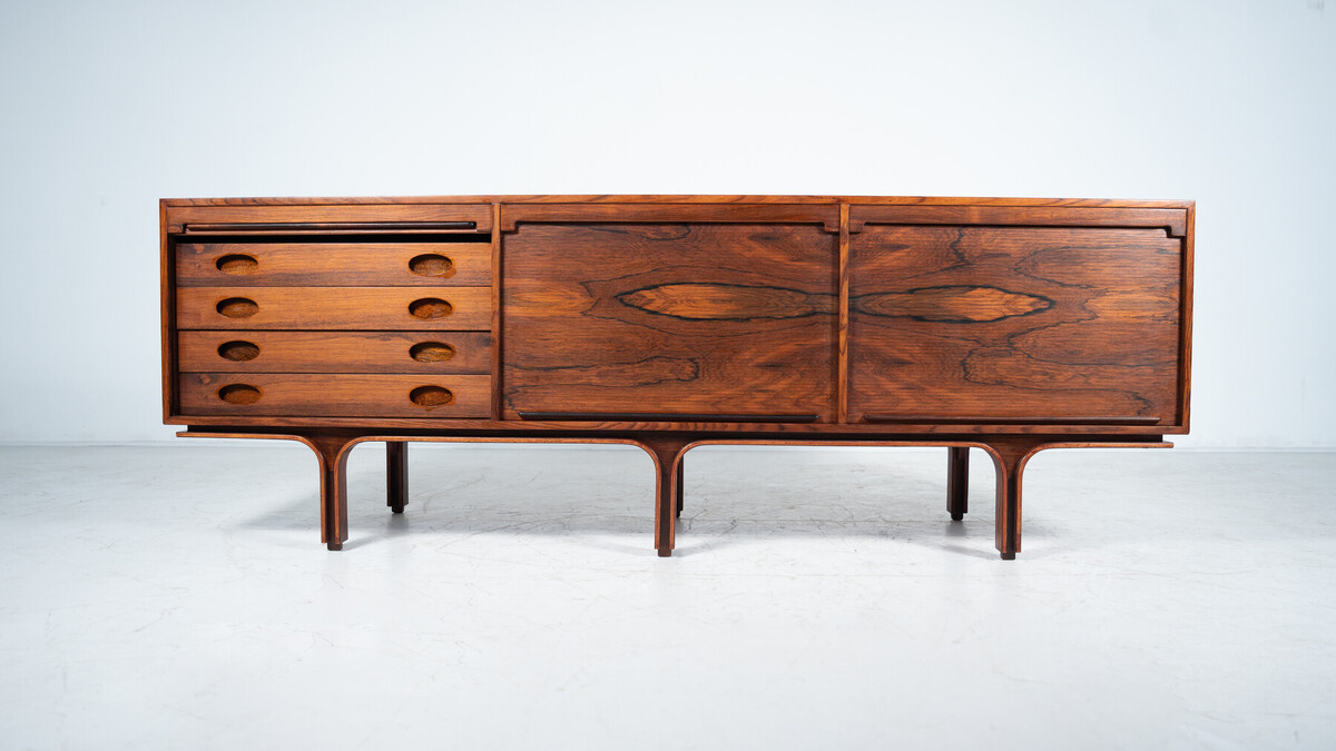 Mid-Century Modern Sideboard by Gianfranco Frattini For Bernini, 1960s