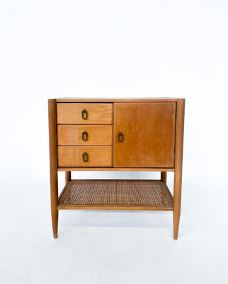 Mid century small wooden chest