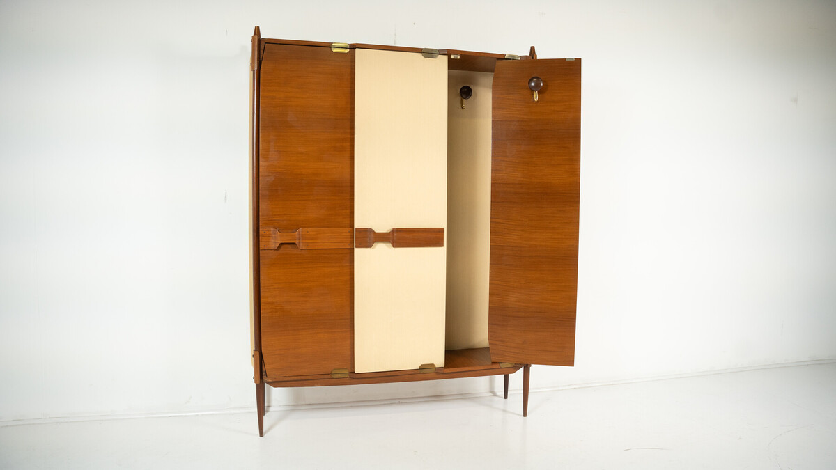 Mid-Century Modern Wardrobe, Italy, 1960s