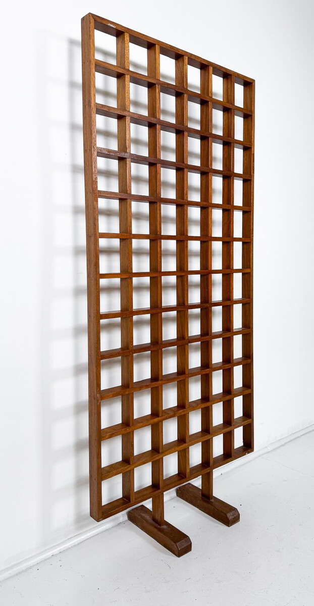 Mid-Century Modern Wooden Screen, 1960s -Sold per panel 