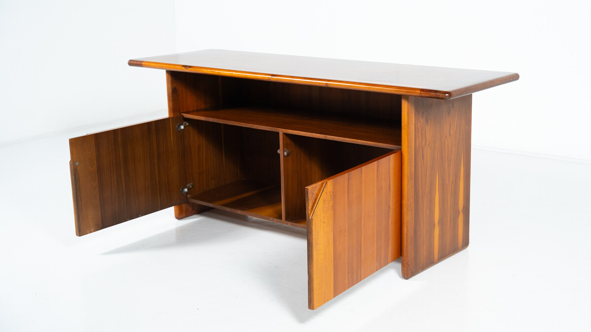 Mid-Century Modern Wooden Sideboard, Wood, 1960s