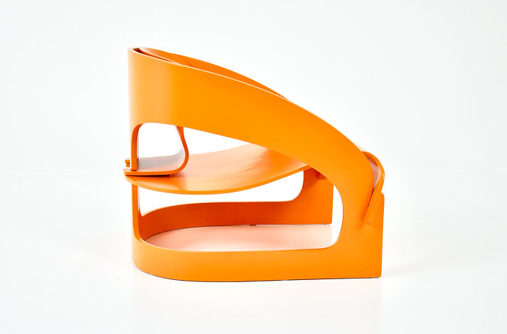 Model 4801 Armchair by Joe Colombo for Kartell, 1960s