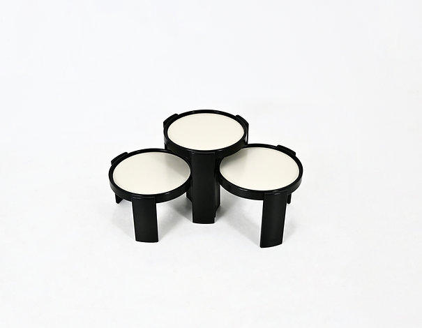 Model 780 Nesting Tables by Gianfranco Frattini for Cassina, 1960s, set of 3