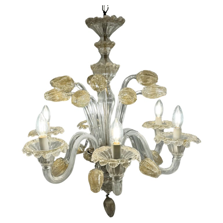 Murano Glass Chandelier, 1950S