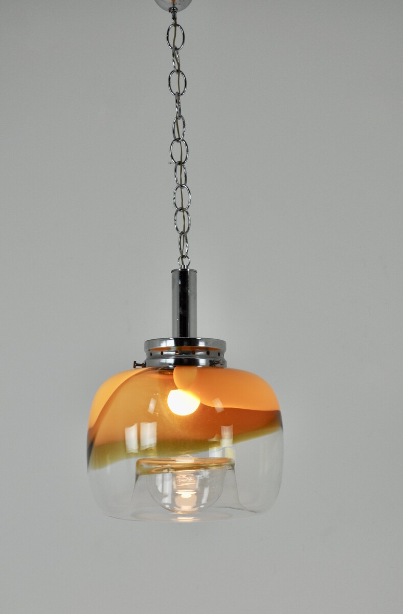 Murano Pendant lamp by Mazzega, ITALY 1970s