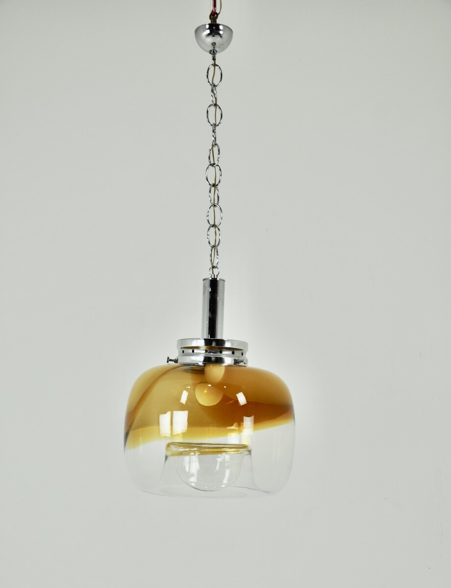 Murano Pendant lamp by Mazzega, ITALY 1970s