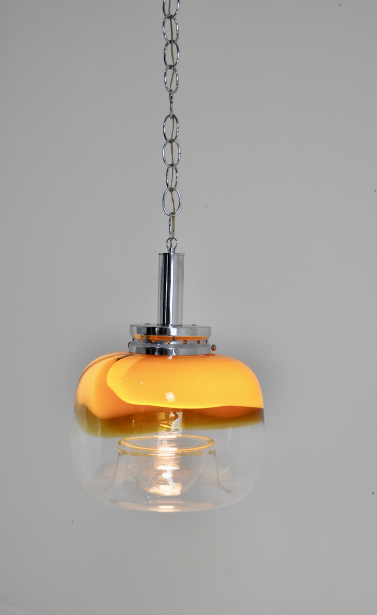 Murano Pendant lamp by Mazzega, ITALY 1970s