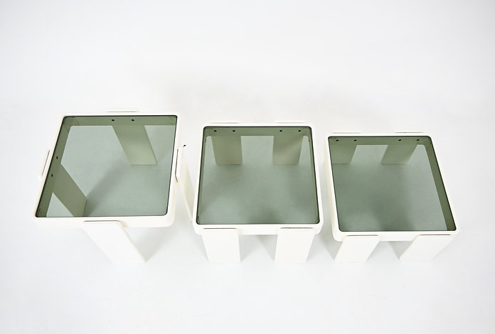 Nesting Tables by Gianfranco Frattini for Cassina, 1960s, set of 3