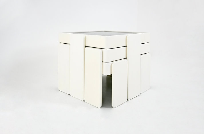 Nesting Tables by Gianfranco Frattini for Cassina, 1960s, set of 3