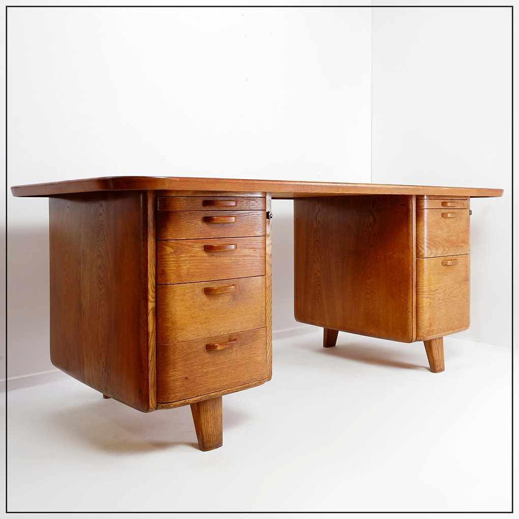 Office desk by Gunnar Ericsson for Facit AB Buromöbel Zurich - 1950s