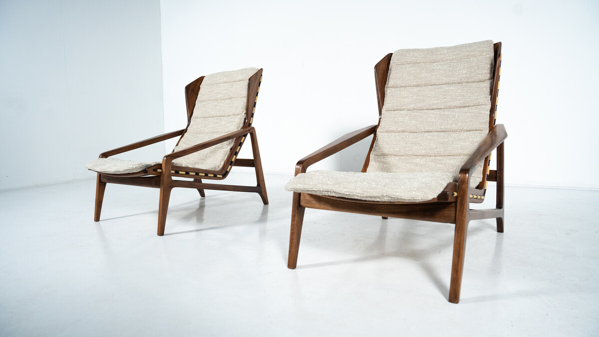 Pair of Armchairs mod 811 by Gio Ponti for Cassina, 1957