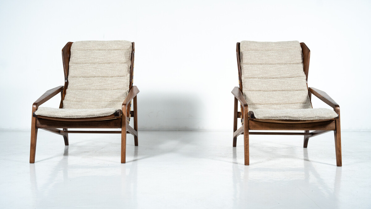 Pair of Armchairs mod 811 by Gio Ponti for Cassina, 1957