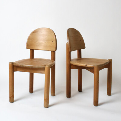 Pair of brutalist chairs by Rainer Daumiller for Hirtshals Savvaerk, 1970's