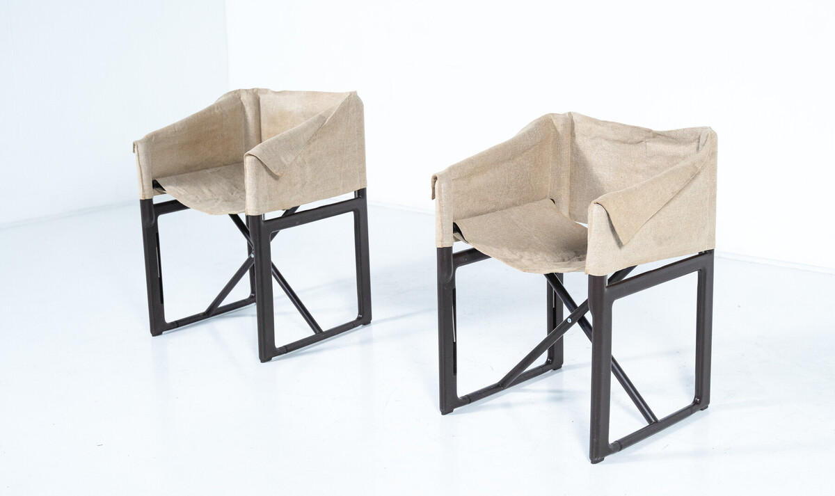 Pair of Foldable Chairs by Masayuki Matsukaze for Kartell, 1979