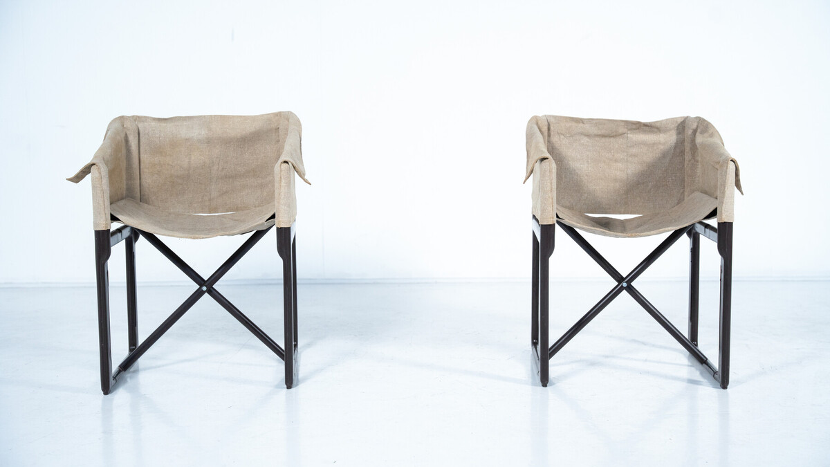 Pair of Foldable Chairs by Masayuki Matsukaze for Kartell, 1979