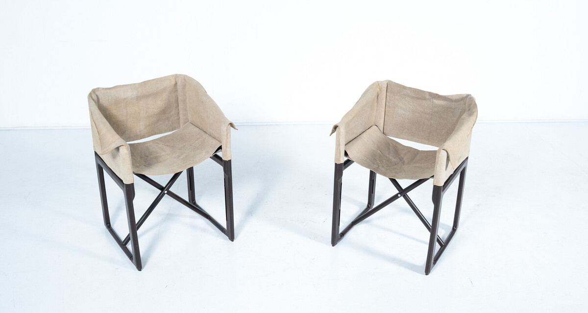 Pair of Foldable Chairs by Masayuki Matsukaze for Kartell, 1979