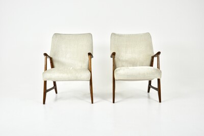 Pair of Scandinavian Armchairs, 1960s