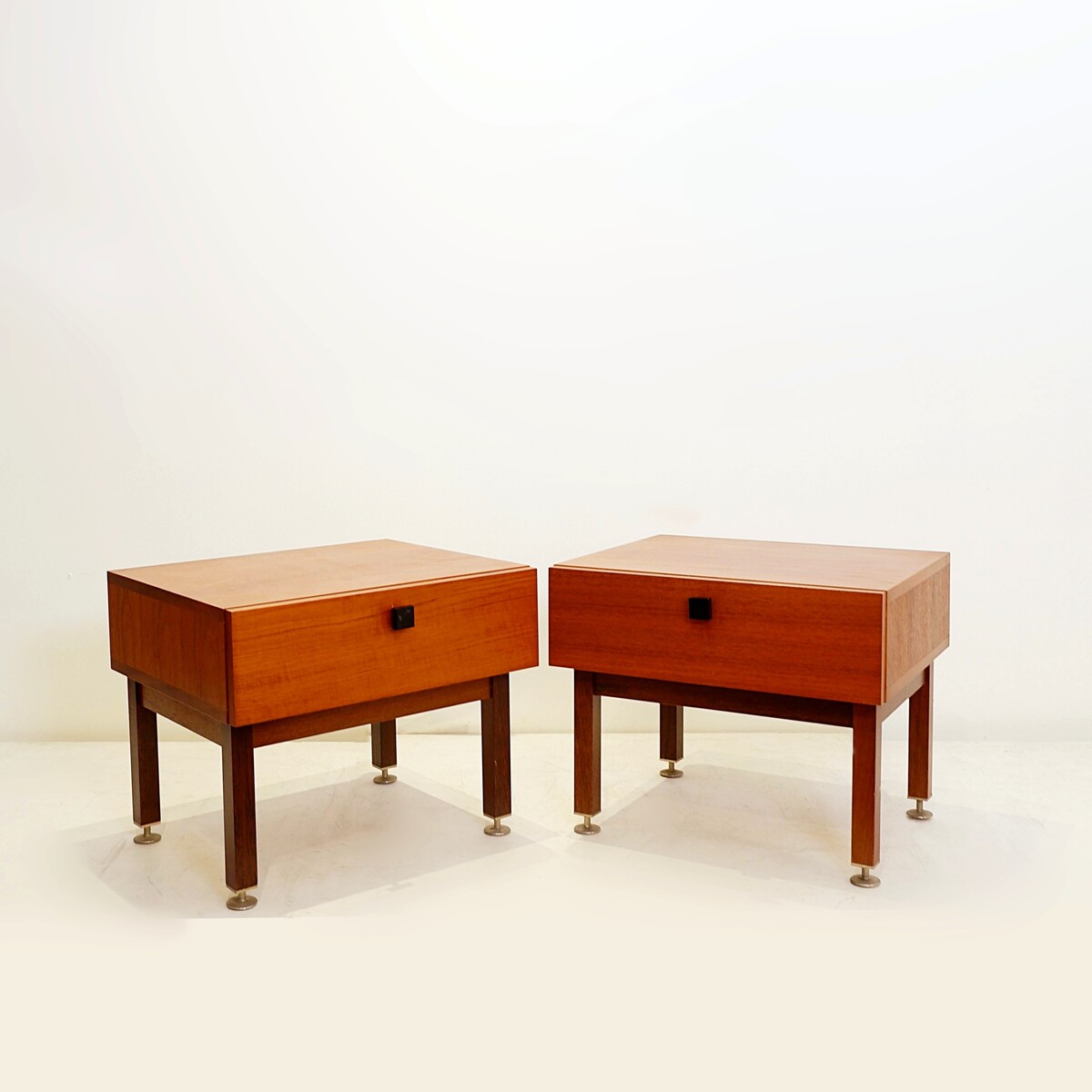 Pair of Vintage CombinEurop bedside tables 1950s