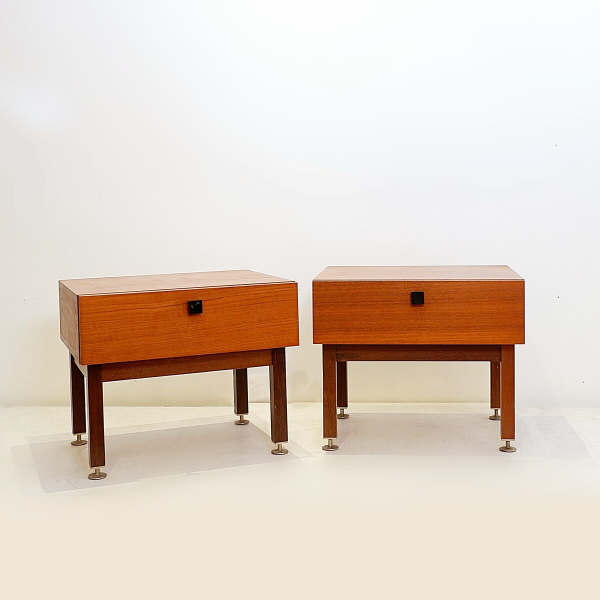 Pair of Vintage CombinEurop bedside tables 1950s