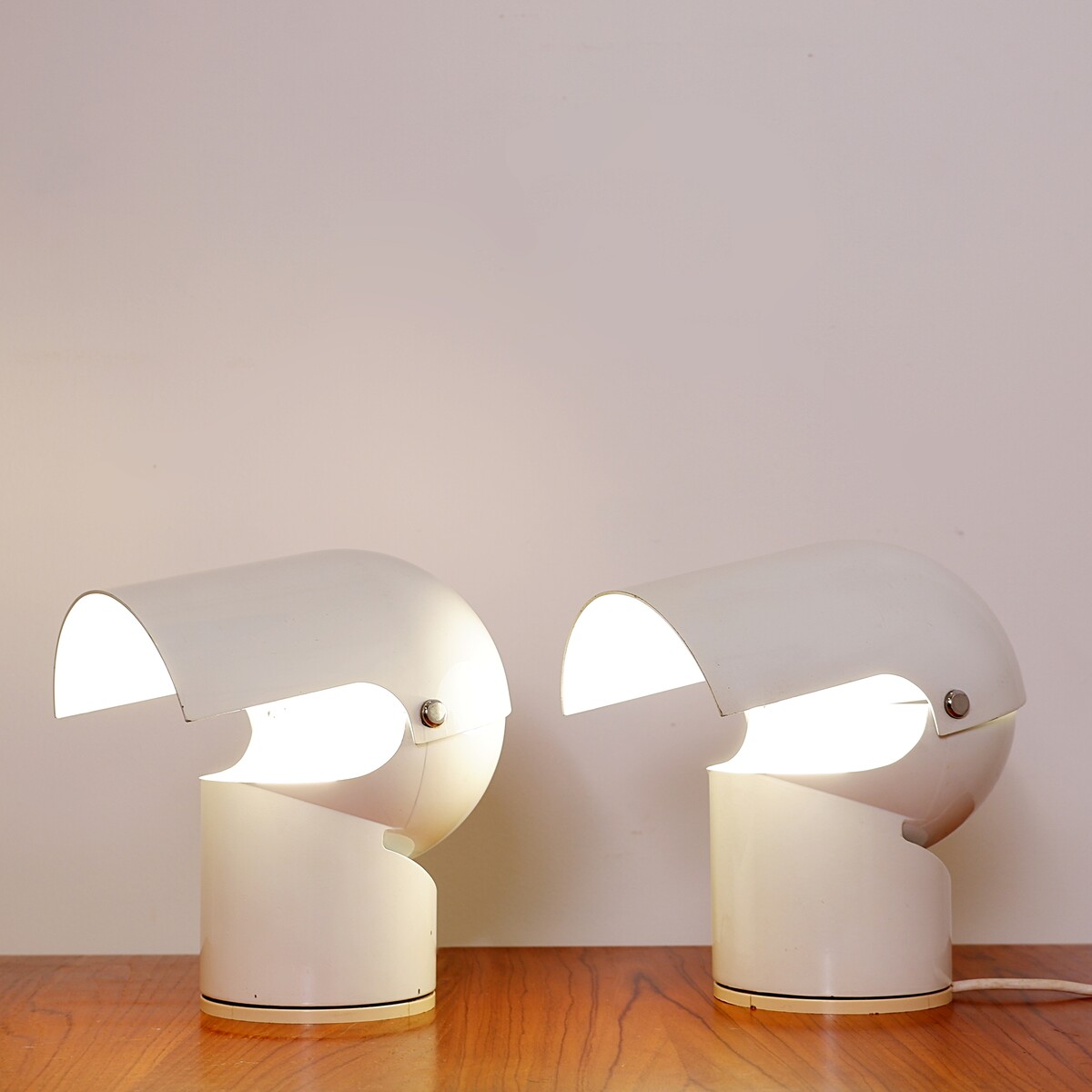 Pileino Table Lamps by Gae Aulenti for Artemide, 1972, Set of 2