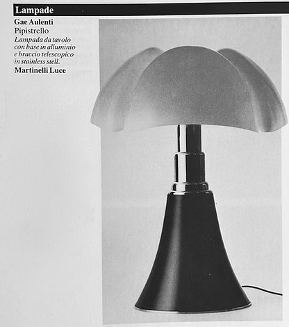 Pipistrello Table Lamp by Gae Aulenti for Martinelli Luce, 1960s