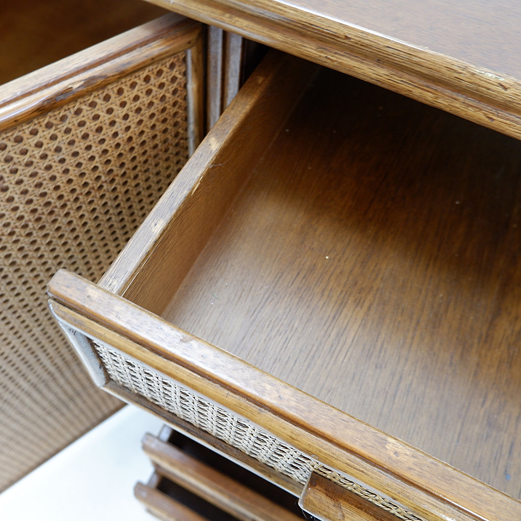 Rattan and Wicker Sideboard - 1960s